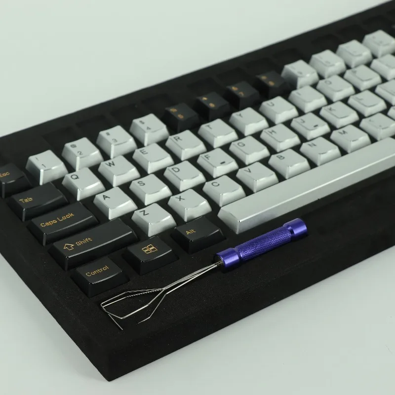 HiUM アルミニウム合金キーキャップセット 68% メカニカルキーボード用