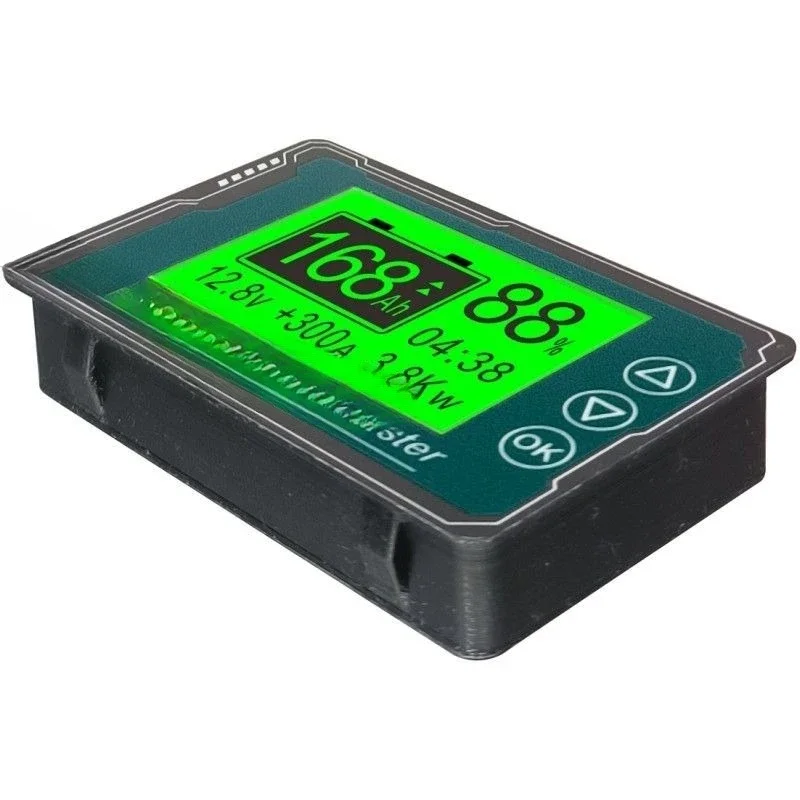 Power display, lithium iron phosphate battery high-precision two-way detection RV power display meter