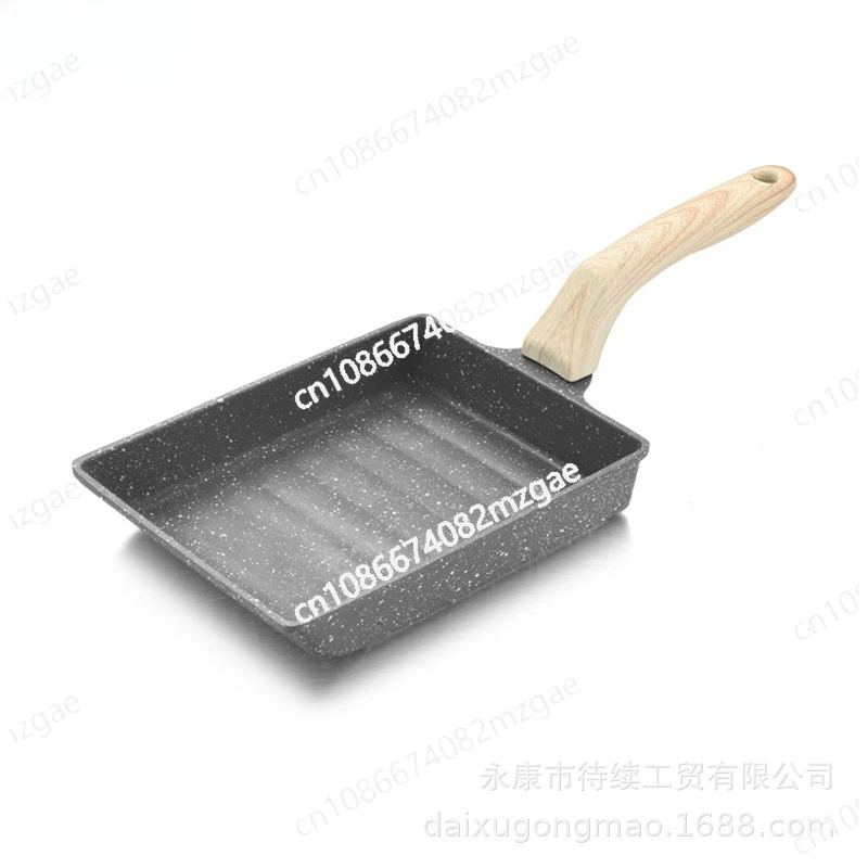 

Japanese Tamakiyaki Non-stick Frying Pan Square Steak Frying Maifanshi Breakfast Egg Roll Frying