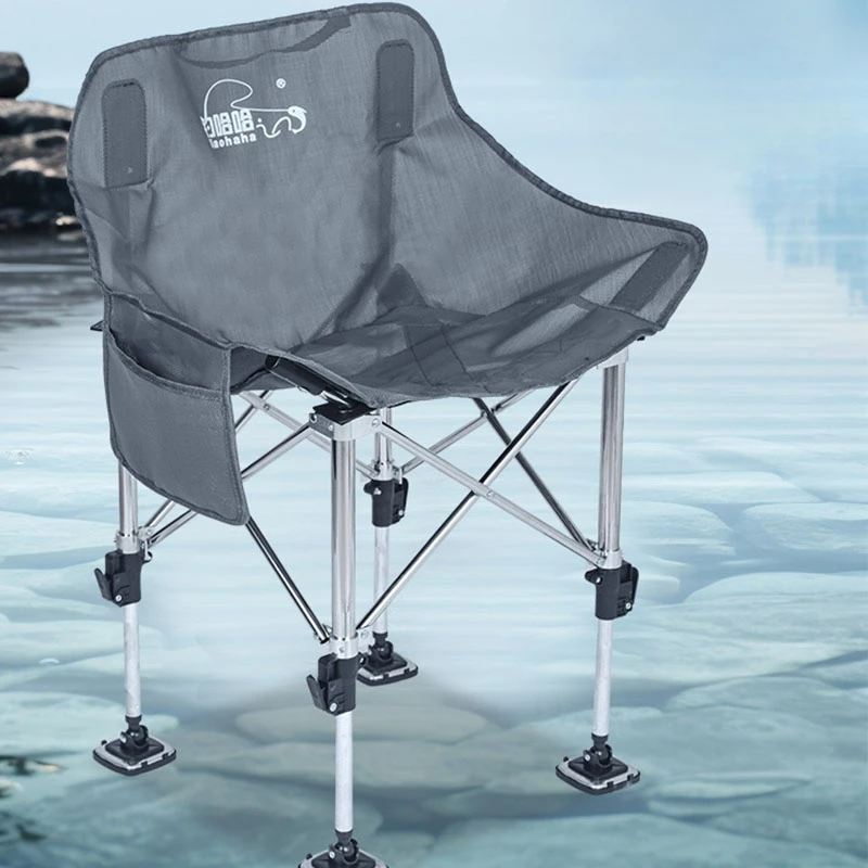 Fold Portable Fishing Chairs All Terrain Multifunction Bracket Fishing Chairs Bait Disc Nordic Banco De Pesca Entertainment ZSFC