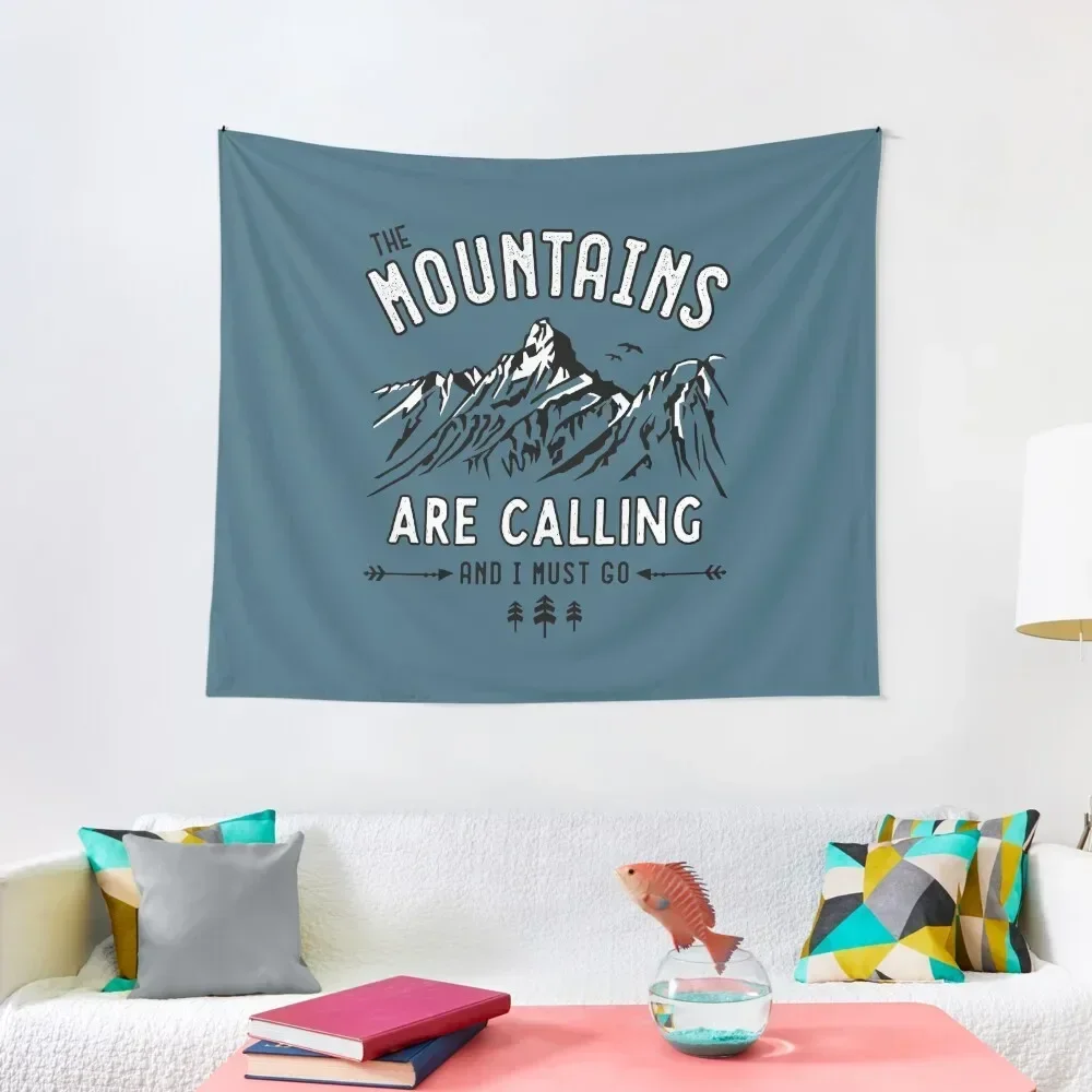 

Mountains are Calling Tapestry Anime Decor Wall Deco Bedrooms Decorations Decoration Wall Tapestry