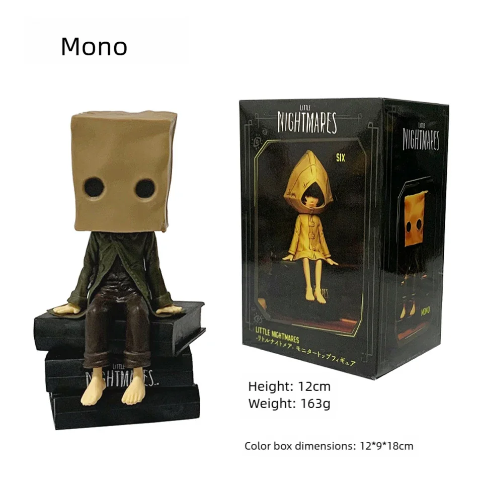Heiß begehrte GK Little Nightmares Anime-Figur: Six Figure Mono Actionfigur, Anime-Spiel PVC-Actionfigur, Sammlermodell-Puppe – Detail 8