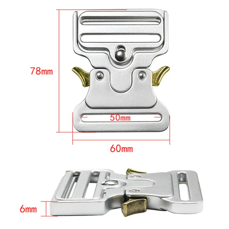 32 38 45 50mm Quick Release Tactical Buckle Set Automatic Metal Male Belt Buckle Zinc Clip Adjustable Men Buckl For Belt