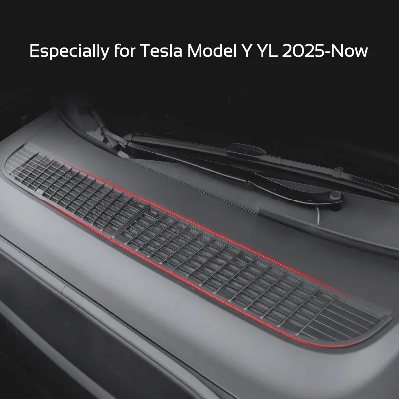 Für Tesla Model Y YL 2025-2026 Lufteinlass-Abdeckung, Lufteinlassgitter, Schutzgitter, Insektenschutzfilter-Clip, Auto-Zubehör – Detail 1