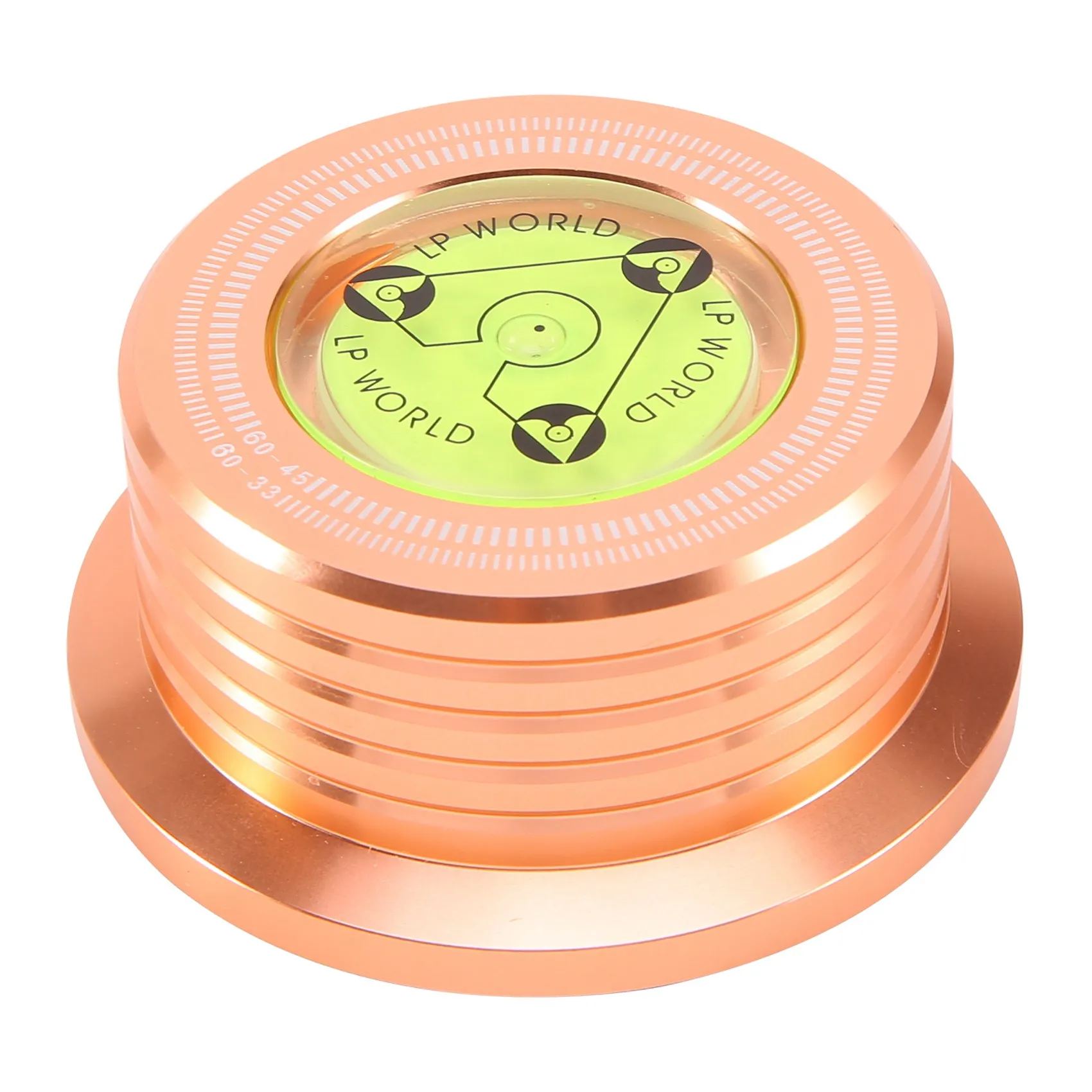 Universele 60Hz Lp Vinyl Platenschijf Draaitafelstabilisator Aluminium Gewicht Klem Rose Goud