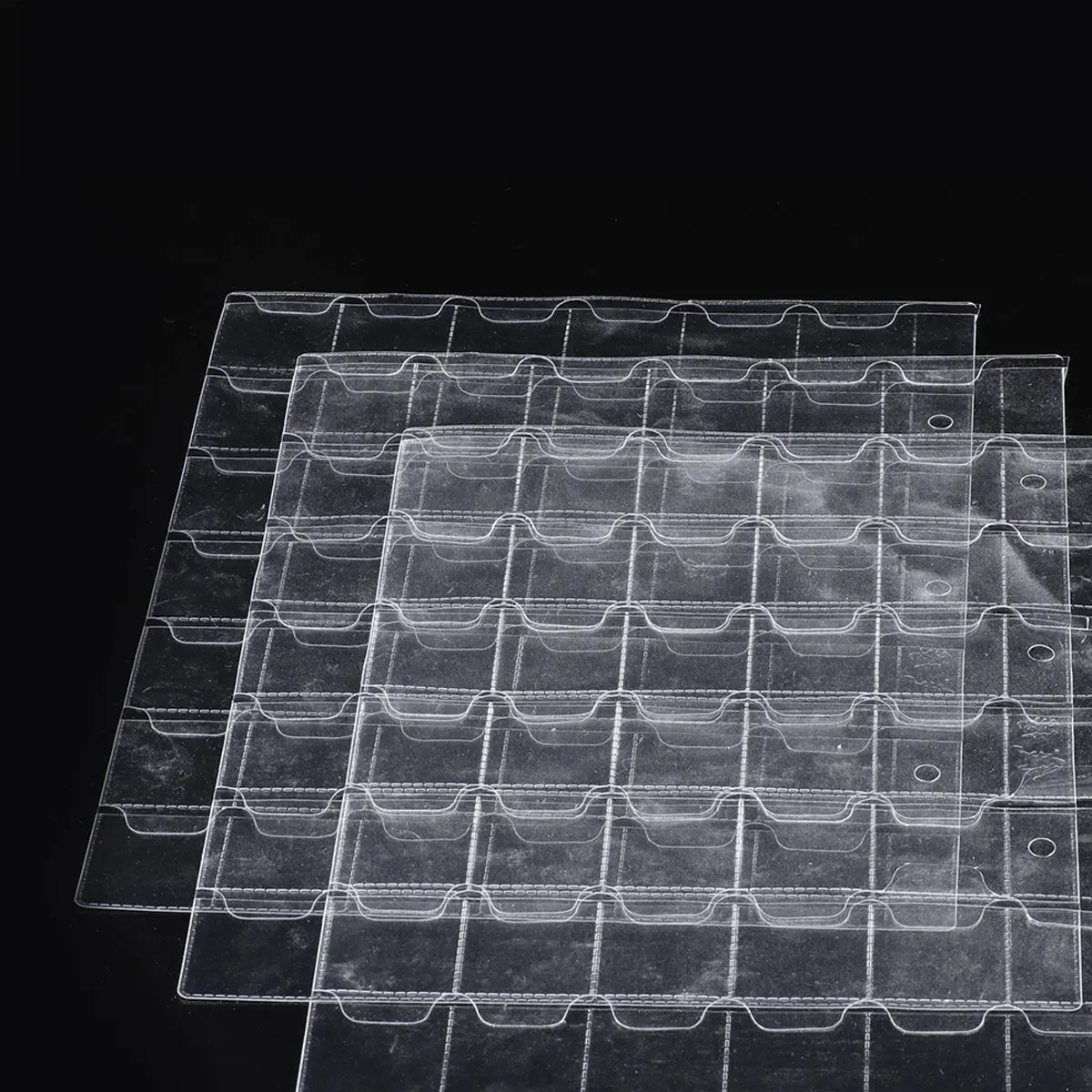 

4Pcs Durable Pvc Coin Holders Transparent Albums Currency Storage Bags Perfect For Collectors Stamp Currencies Enthusiasts Gifts