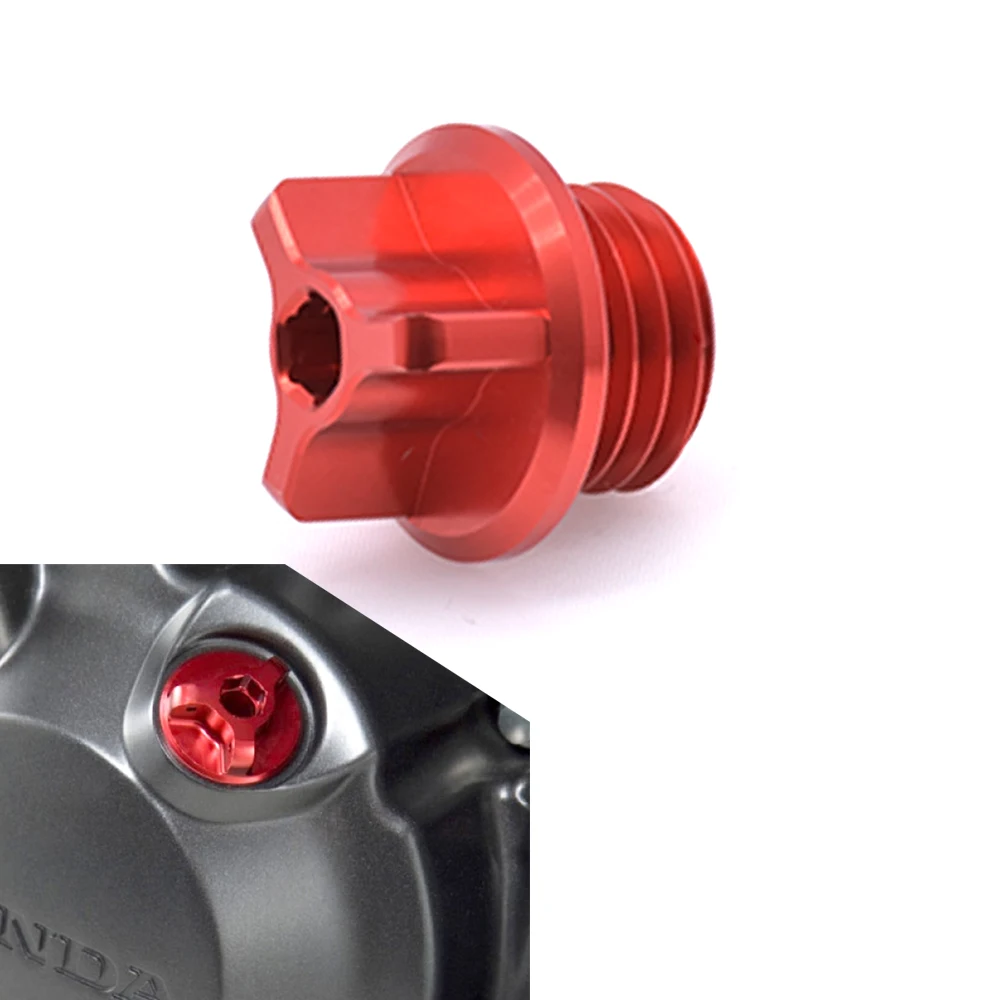 CNC Engine Oil Filler Cap Plug For Honda ATV UTV TRX450R 2004-2009, TRX450EX 2006-2014, Pioneer 1000 2016-2022