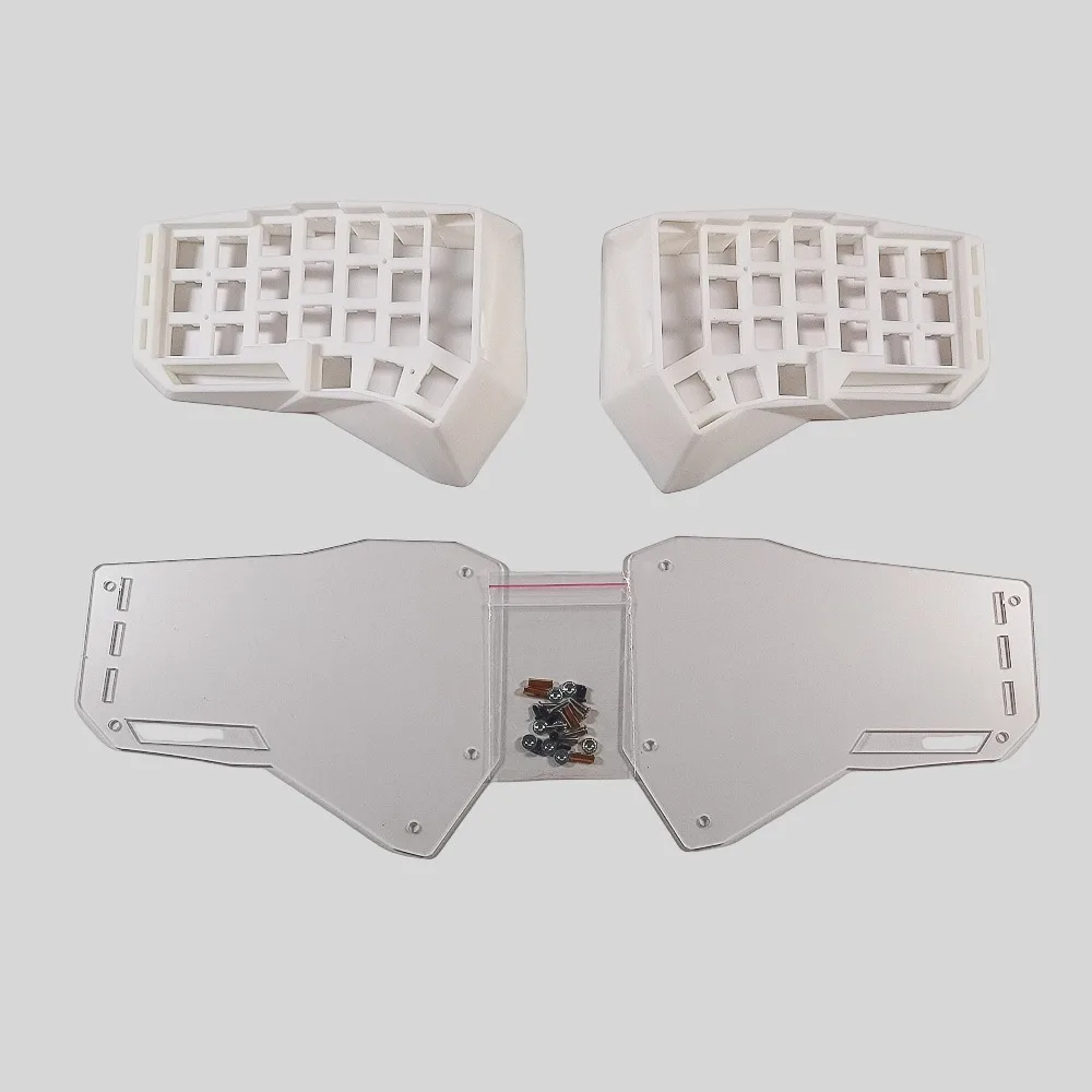 Corne crkbd คีย์บอร์ดแบบแยก PCB วัสดุชุดคีย์บอร์ดฮอร์นที่กำหนดเองเคสอะคริลิคคีย์บอร์ด V3เชอร์รี่อุปกรณ์เสริมสำหรับเล่นเกม