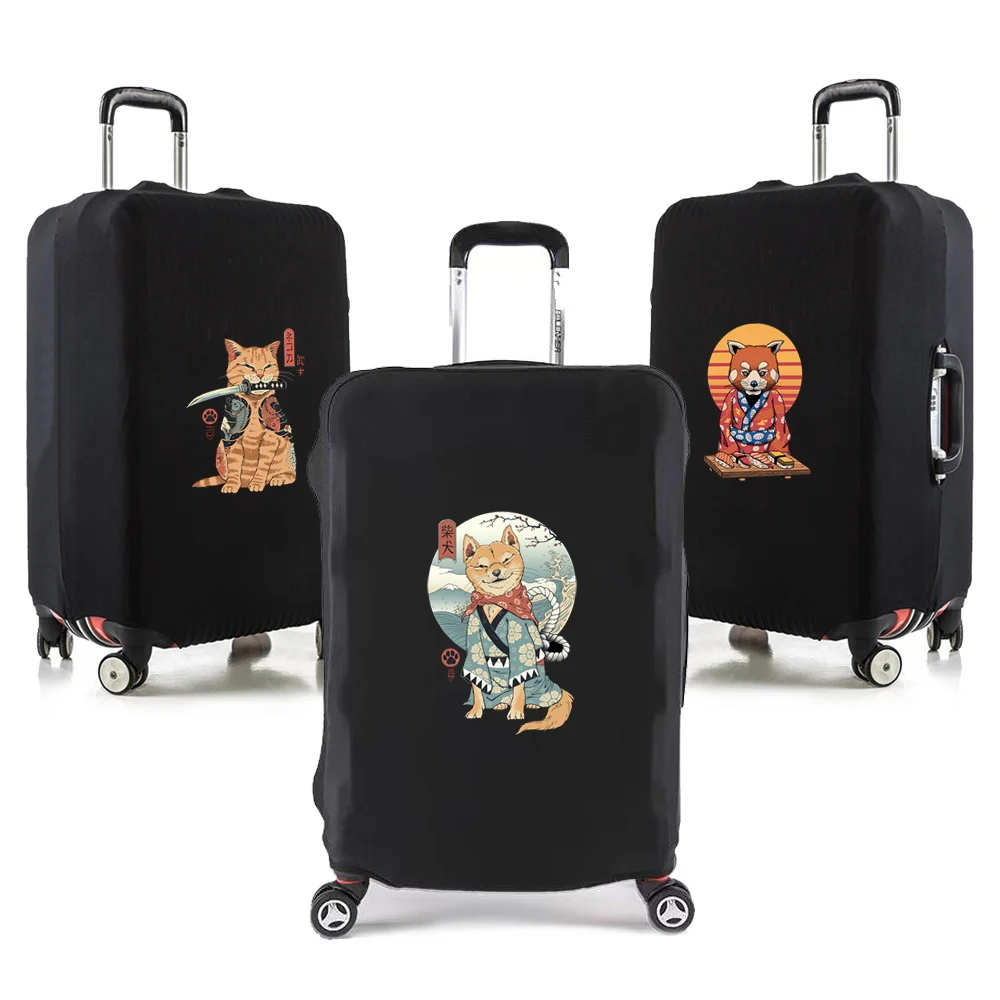 

Harajuku Style Cat Pattern 18-32 Inch Holiday Fashion Travel Accessories Luggage Case Elastic Sleeve Travel Essentials Trunk Lid