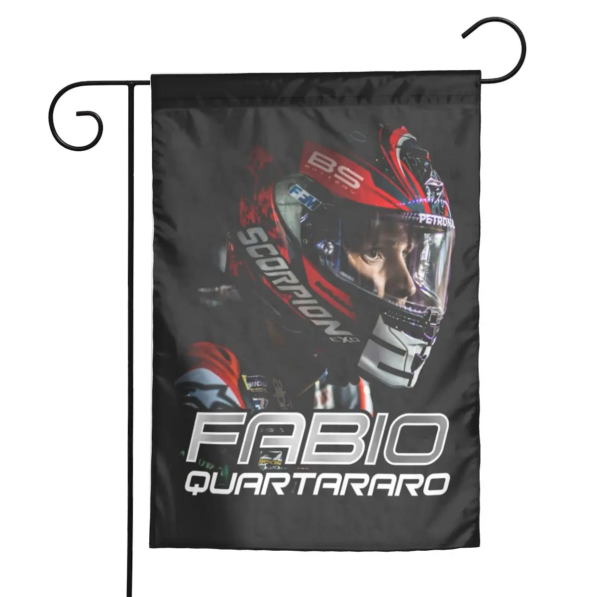 Custom Fabio Quartararo Garden Flag 12x18 Inch Double Sided Print Flag Banner for Yard Outside