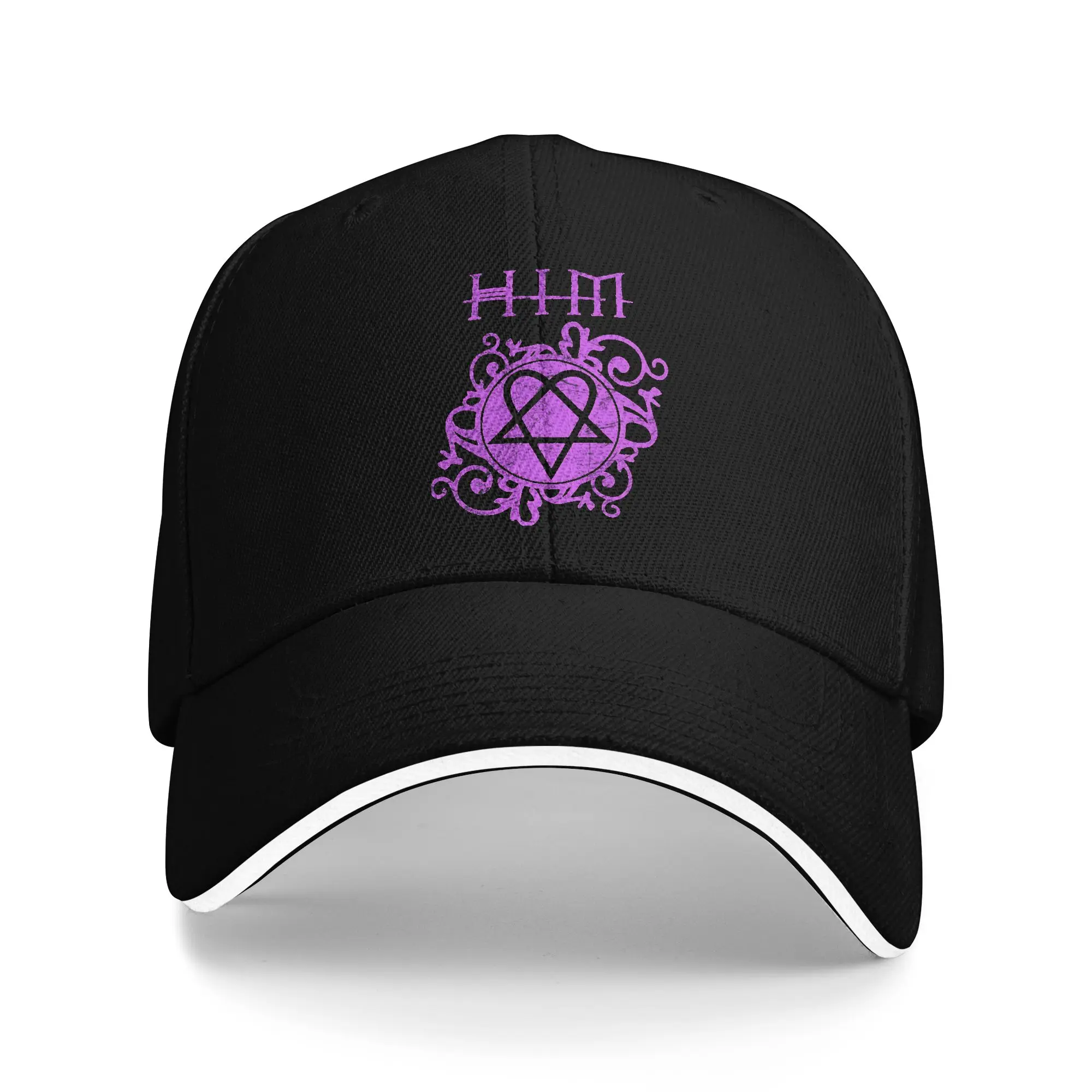 Him Ville Valo Band Pink Him Heartagram Razorblade Romance Baseball Cap Damen Print Trucker Hat Sommer-Baseballkappen