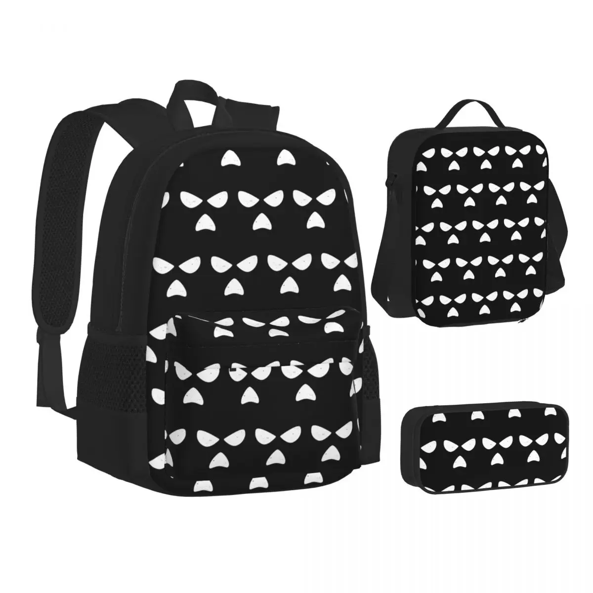 

Kneecap Backpacks Boys Girls Bookbag Children School Bags Kids Rucksack Lunch Bag Pen Bag Three-Piece Set