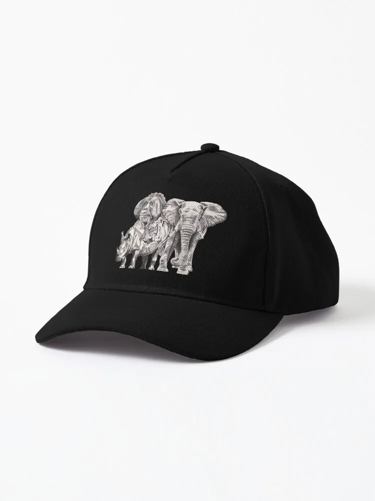 Charismatic threatened mega fauna in ink Baseball Cap birthday sun hat Sun Cap Trucker Cap Sports Caps Cap Women's Men's