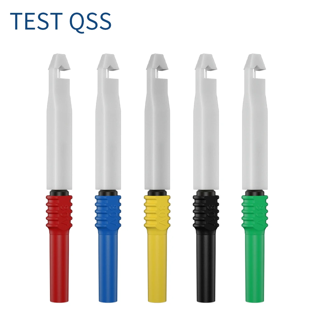 Imagem -02 - Qss-kit de Chumbo de Teste Multímetro Plugue Banana mm para Jacaré com Sonda Traseira q. T8008