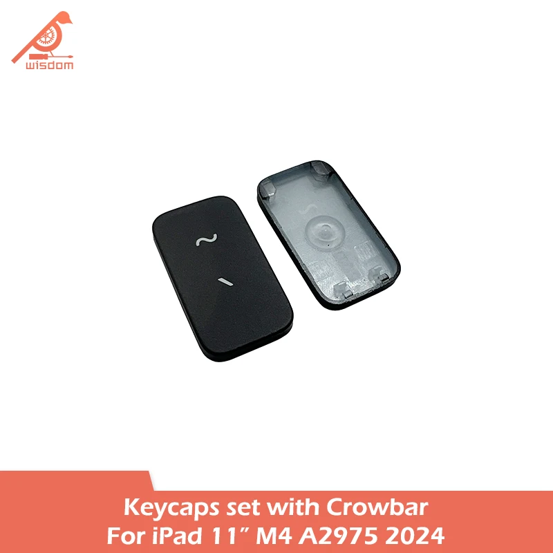 Schwarze US-Layout-Tastenkappen für iPad Pro 11 Zoll M4 A2975 Magic Keyboard Repair Key Replacement 2024