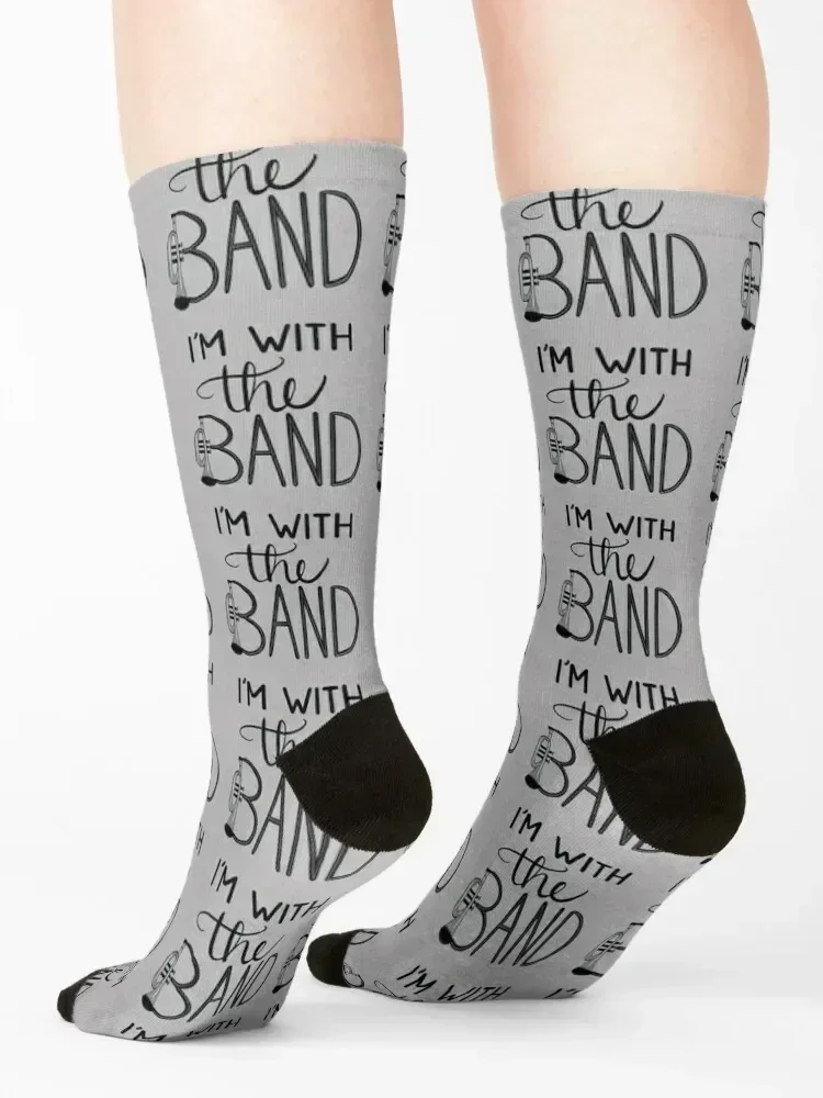 I’m With the Band Socks Sports set sheer anti slip football Socks Female Men's
