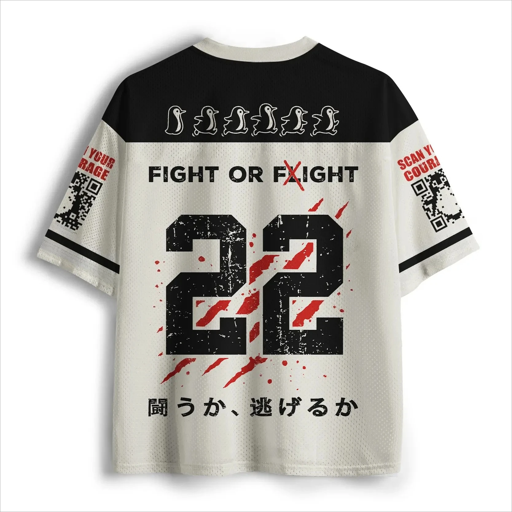 2026 Summer Fashion New Fun Penguin Forward Design 3D Speed Drying Hip Hop Outdoor Sports Street V-neck T-shirt Large