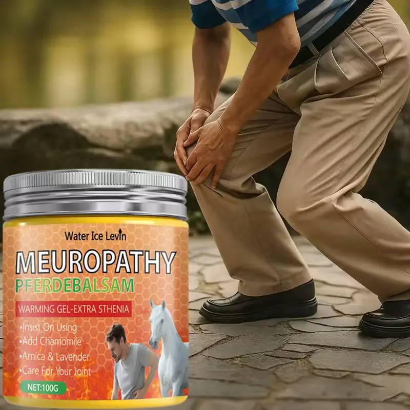 Crema para articulaciones Neuropathy Pferdebalsam - Gel calentador con manzanilla, arnica y lavanda, hidrata profundamente y protege las articulaciones
