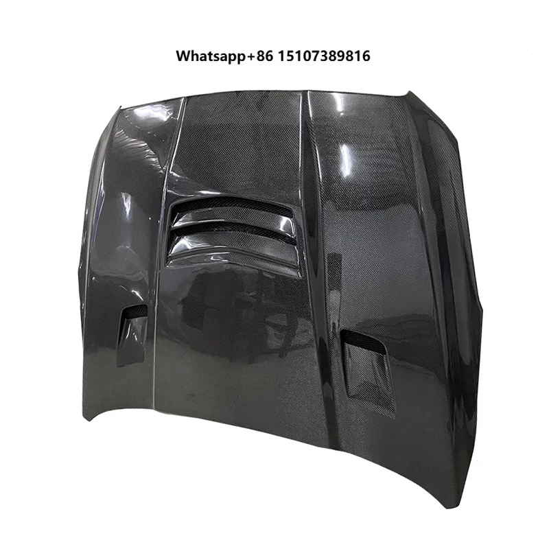 For ATS 2013-2015 Real Carbon Fiber Front Hood Front Bonnet Engine Cover