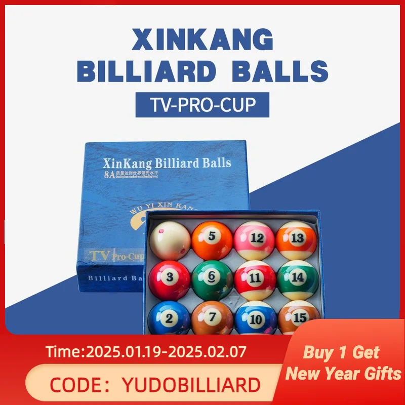 

57.2mm XinKang Billiard Balls Pool Balls Standard 16 Balls Set Phenolic Resin Balls Pool Table Balls Billliard Accessories