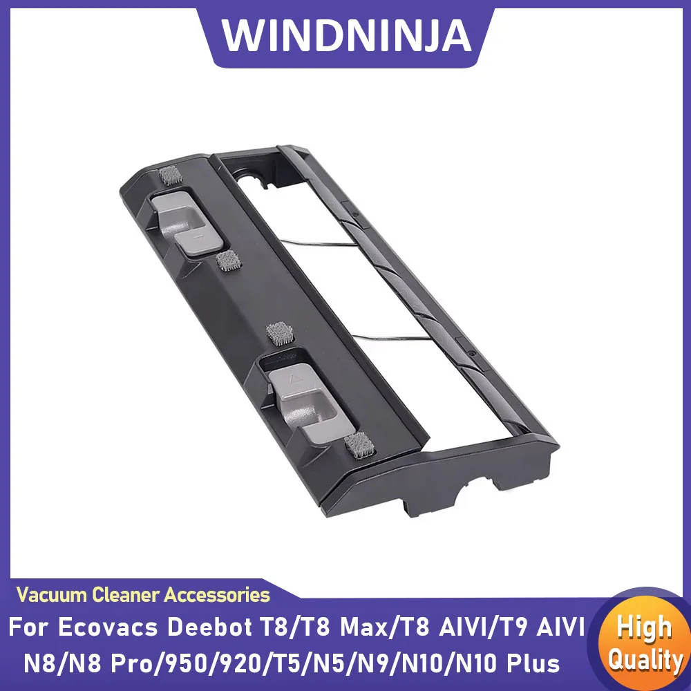 Pieza de cubierta de cepillo de rodillo para Ecovacs Deebot T8/T8 Max/T8 AIVI/T9 AIVI/N8/N8 Pro/950/920/T5/N5/N9/N10/N10 Plus Robot de barrido