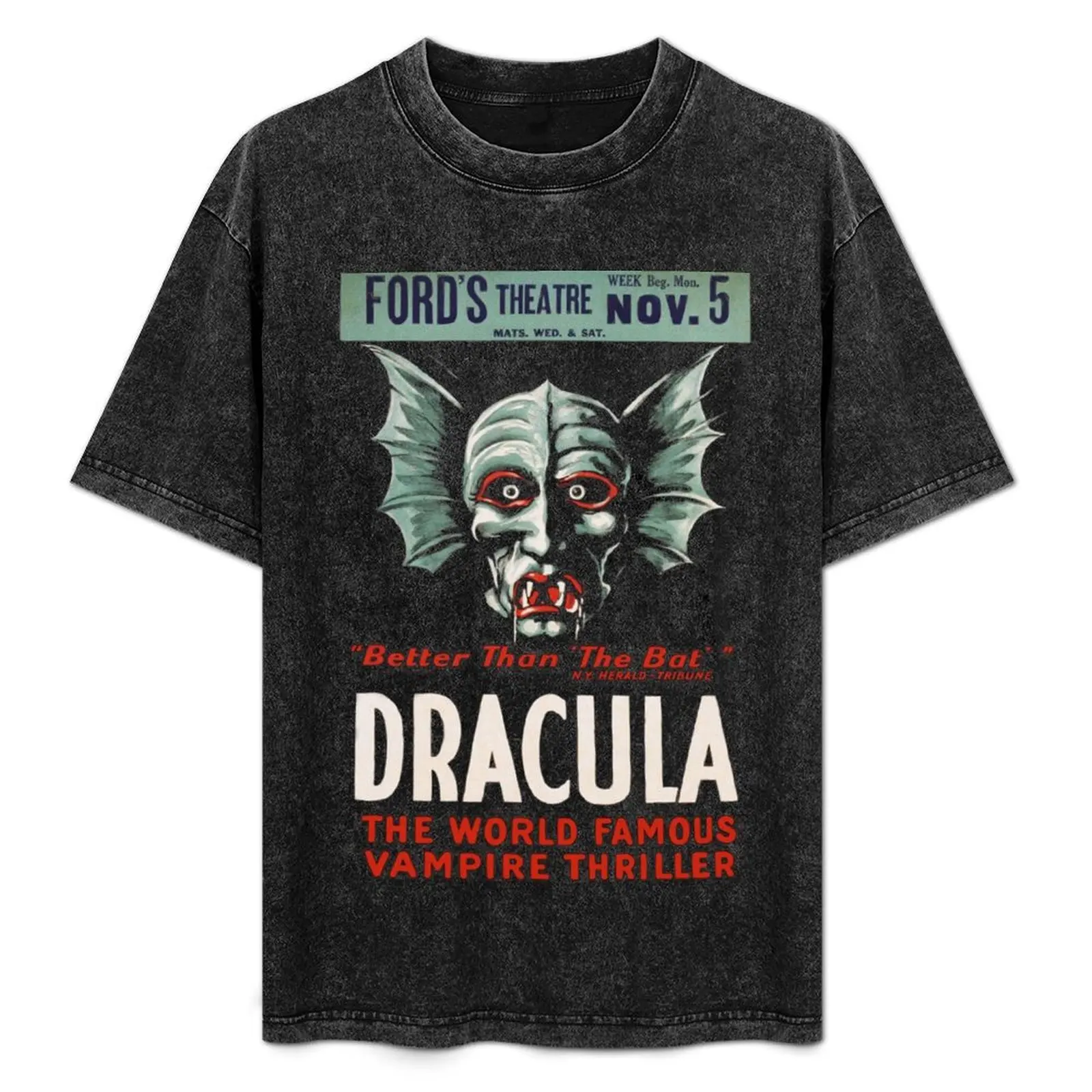 

Dracula T-Shirt Big and Tall Solid Color T-Shirt