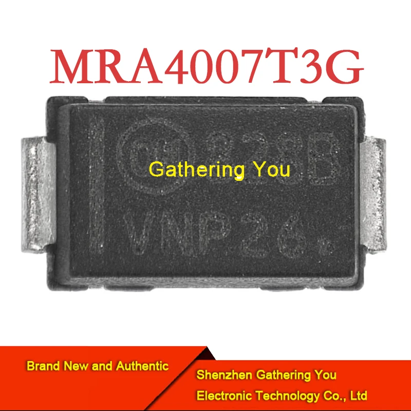 MRA4007T3G ตัวทำกระแสตรง1000V มาตรฐาน1A ใหม่เอี่ยมของแท้