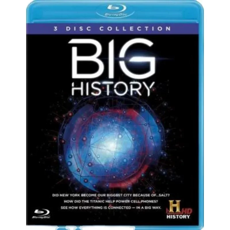 

BD Blu-ray Ultra-High Definition Documentary The Big History of Mankind Season 1 3-Disc CD Box Set