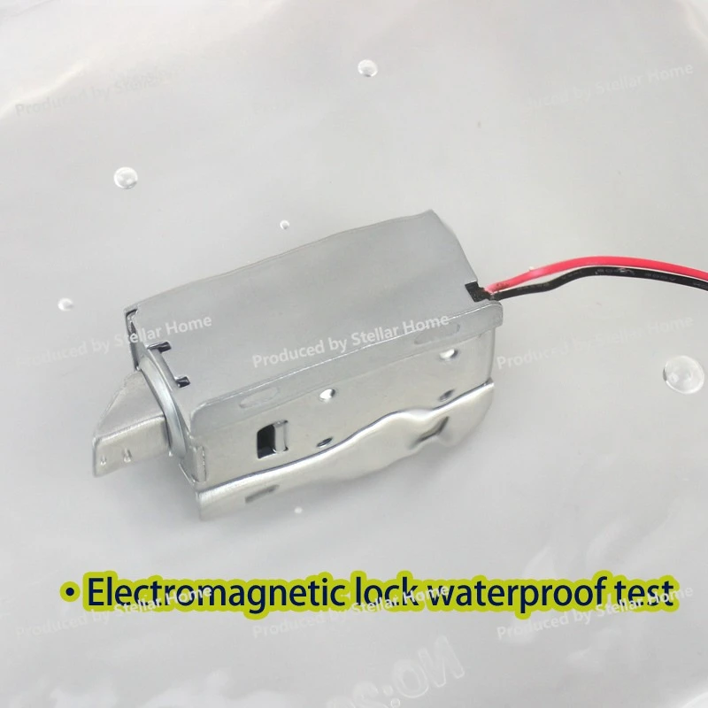 Mini Waterproof Electromagnetic Lock DC 24V  Electric Bolt Lock Small Electric Control Cabinet Door Lock