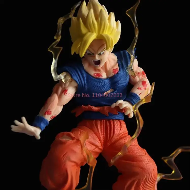 Special Offer Dragon Ball Z Anime Figures Majin Buu Vs Son Goku Super Saiyan Genki Bomb Figurine Gk Figures Collection Toys Gift