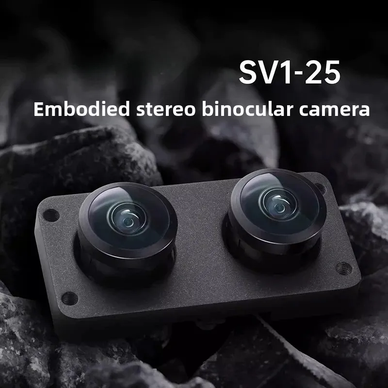 

SV1-25 Mini Global Shutter RGB Stereo Camera – 220° FOV USB for Vision Robotics & Prosthetic Applications