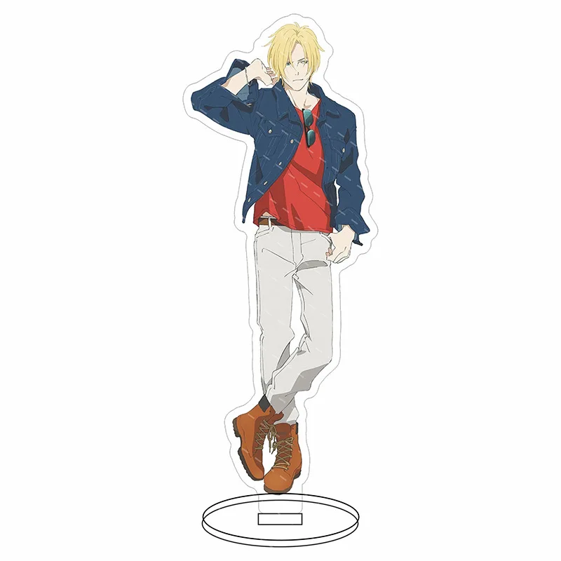 BANANA FISH Anime Figures Ash Lynx Okumura Eiji Acrylic Stands Shorter Wong Model Plate Desk Decor Prop Fans Birthday Gift 15CM