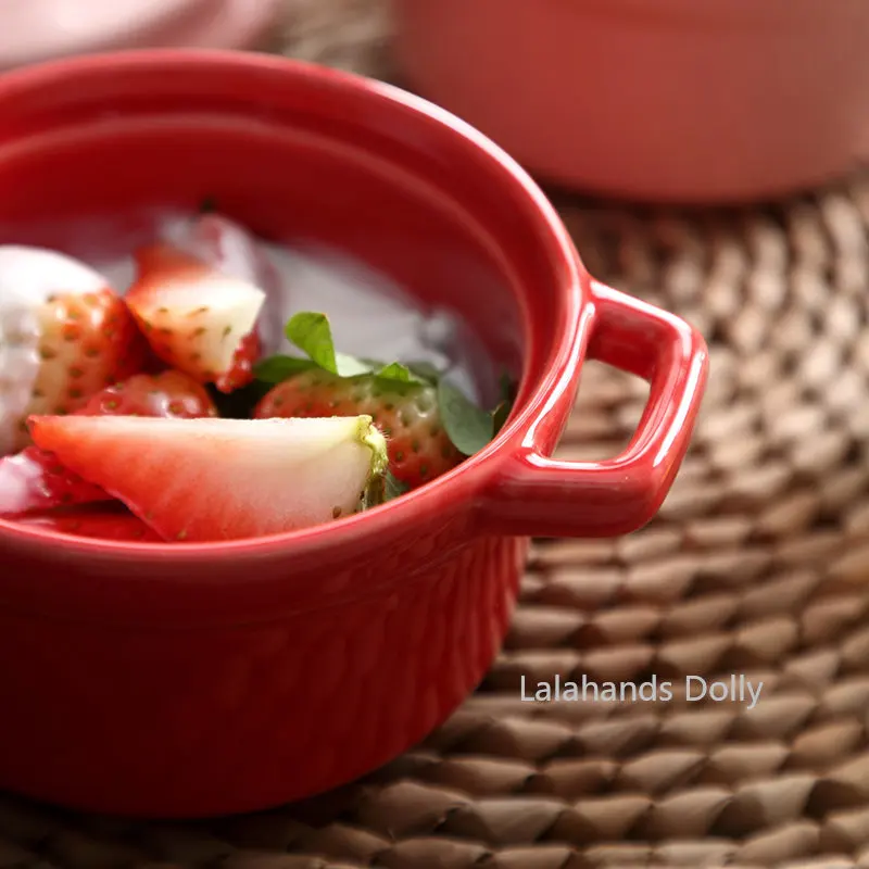 Dollhouse Miniature Kitchen Items Mini Covered Ceramic Bowl, Soup Cup ,Stew Pot,Model For Furniture Decoration Accessories