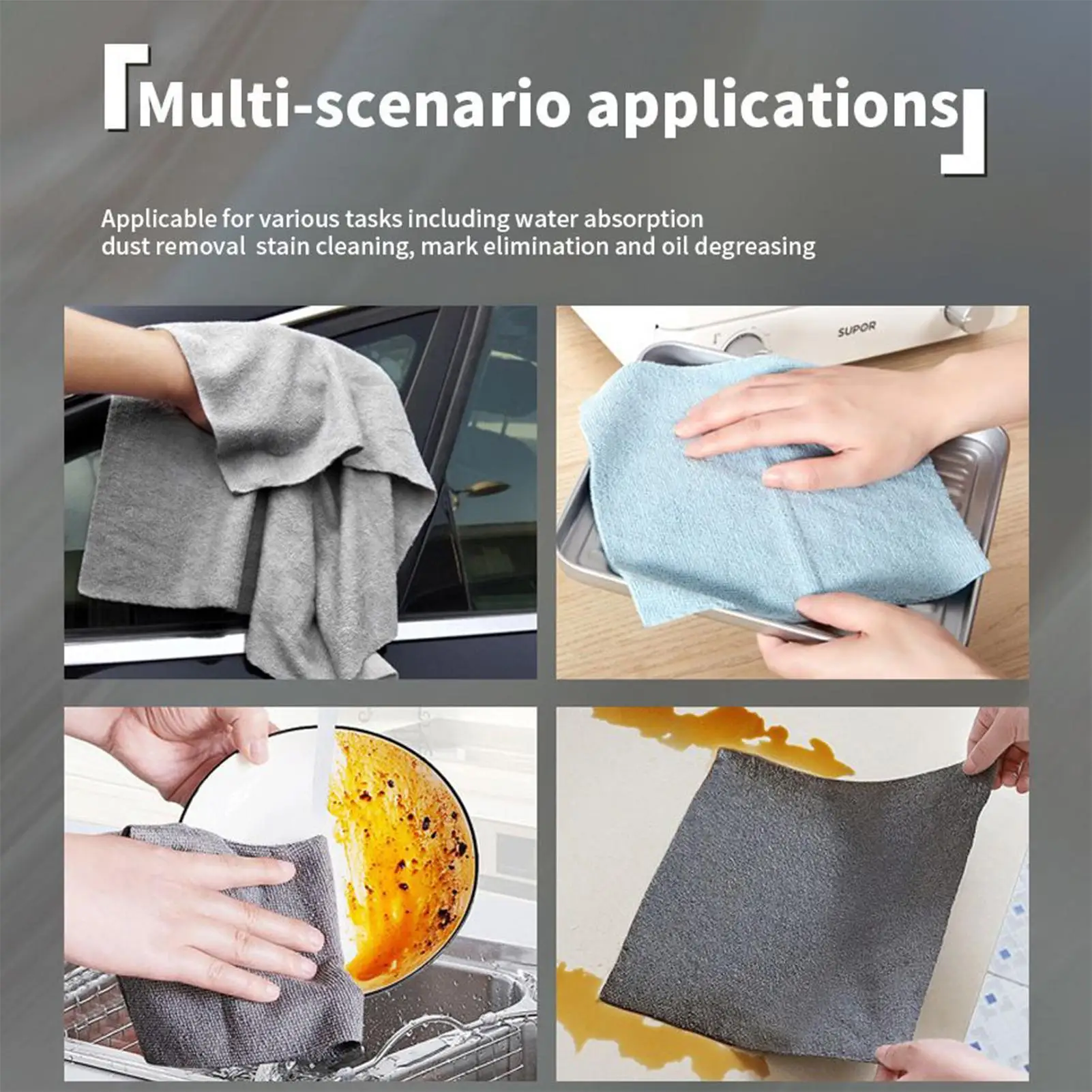 

Ткань из микрофибры, 30 шт., тряпка для полировки автомобильной краски, многоразовые полировальные полотенца для линз лобового стекла, зеркальная тарелка, стеклянная столешница