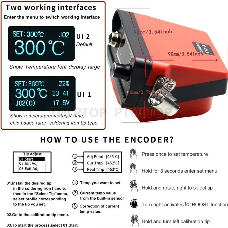 75W T12 Cordless Soldering Station Solder Iron for Dewalt/Makita/Milwaukee/Devon/Worx 20V 18V Li-ion Battery for DIY Repair Tool