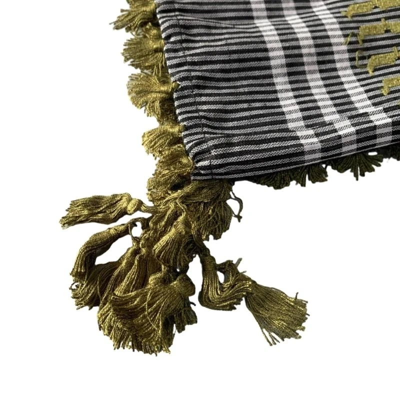 

Arab Desert Scarf, Striped, Soft and Comfortable, Suitable for Hiking, Camping, and Cycling Multipurpose Scarf Shawl