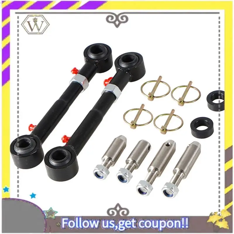 

L38A-Car Modifucation Adjustable Front Swing Link Kit For Jeep Wrangler JK JKU 2/4 Door 2007-2021