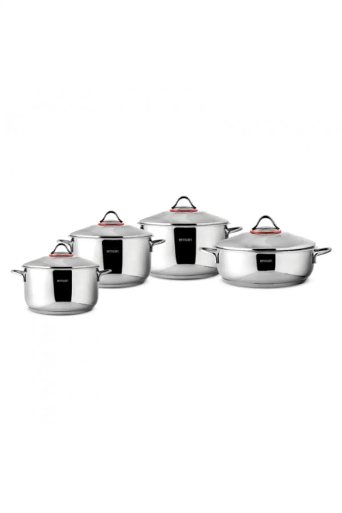 

DOLBOVI akasian induction based 8 piece steel lid Cookware Set Cookware Set Cookware