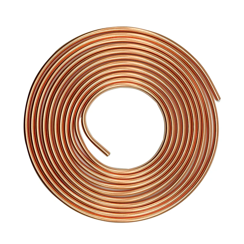 Tubo  freno  cobre Chapado en hierro para coche, bobina  rollo  manguera  3/16 