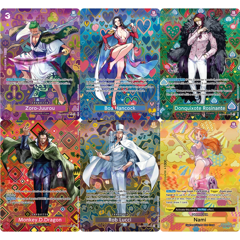 ONE PIECE Collection Cards Enel Edward.Newgate Magellan Boa Hancock Yamato EN DIY High Quality Self Made Game Anime Cards Gift view 6