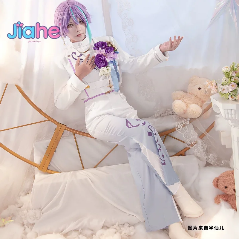 Kamishiro Rui disfraz de cosplay Anime pjsk abrigo camisa collar accesorios Halloween Navidad traje de moda para hombres y mujeres S-XXXL