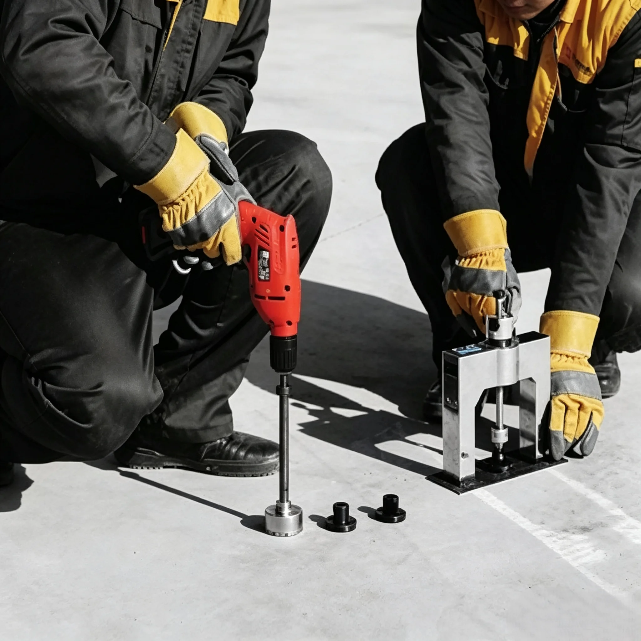 HCTJ-10T Carbon Fiber Bond Strength Tester Cement Mortar Concrete