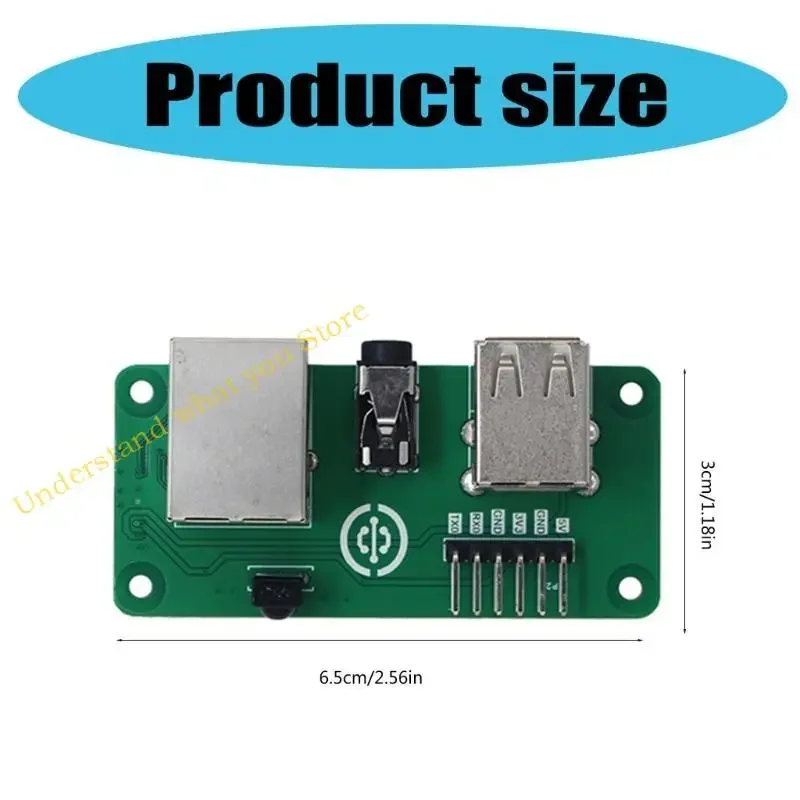 J60A für Zerow Upgraded Development Board mit USB 2.0x2 -Ethernet -Adapter