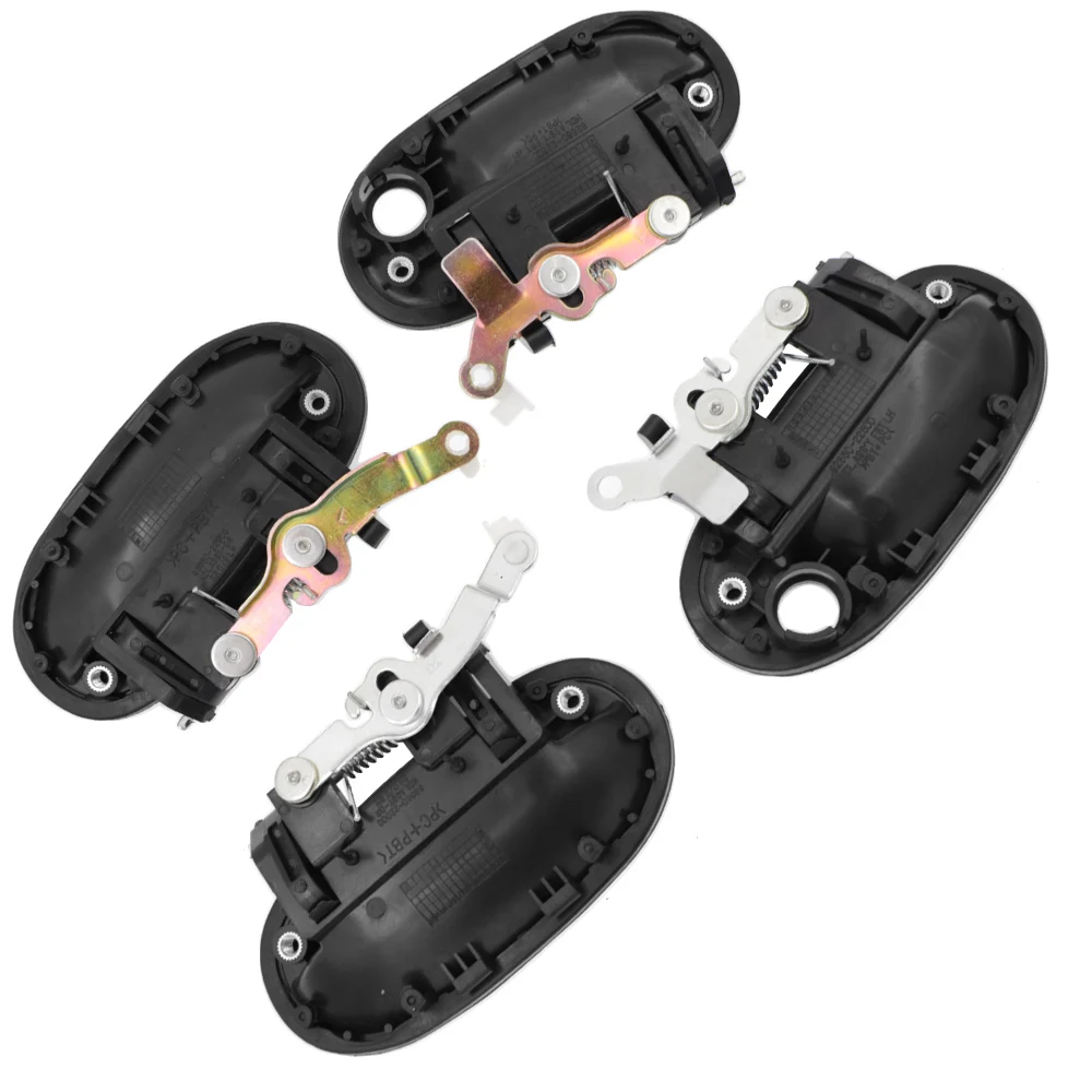 Outside Door Handle Front + Rear Left   Right 4pcs For Hyundai Accent 1995 1996 1997 1998 1999 1.5L OEM:82650-22000 83660-22000