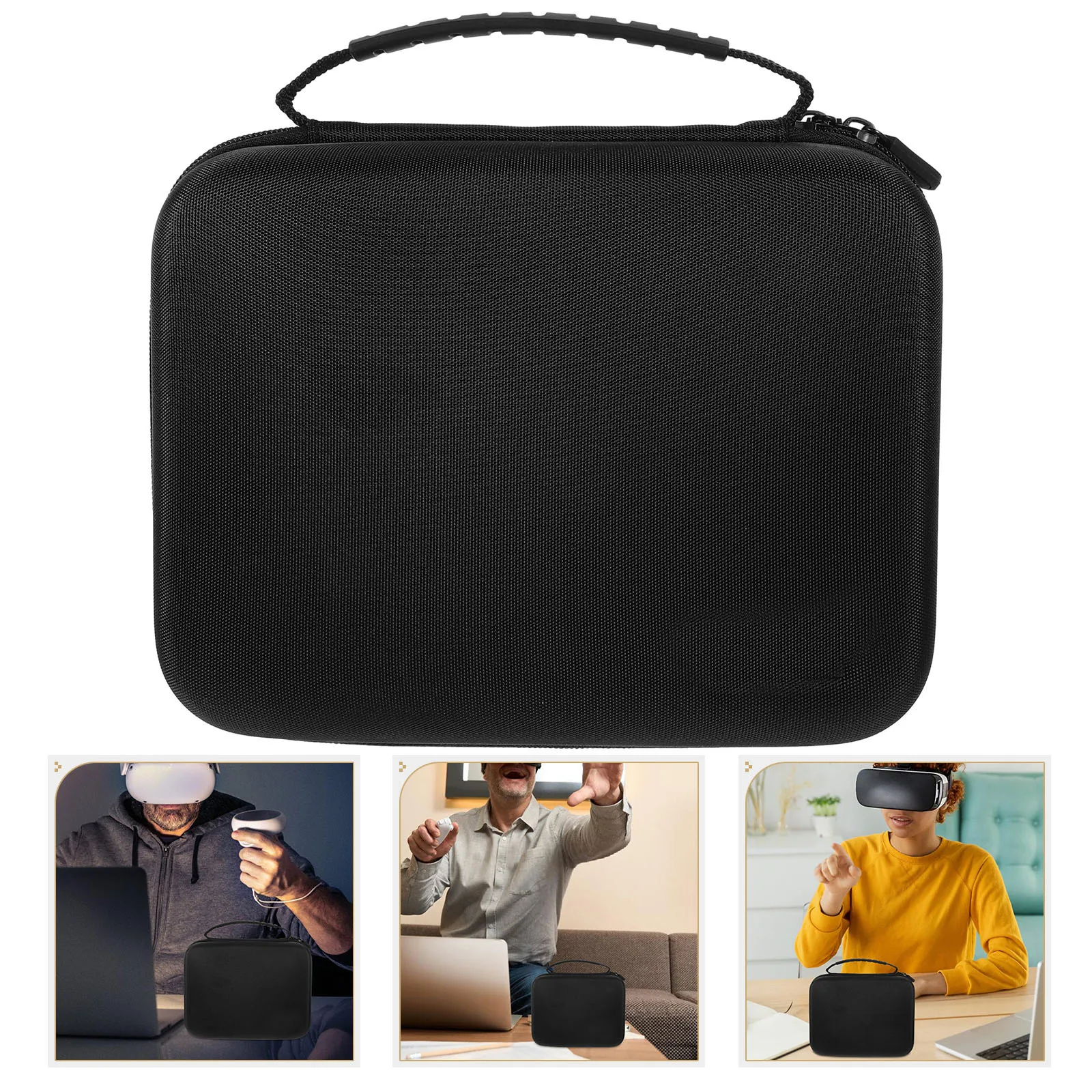 

Vr Glasses Storage Box Shockproof Bag Carrying Case Portable Flexible Black Travel Accessories Vr Glasses Storage Box