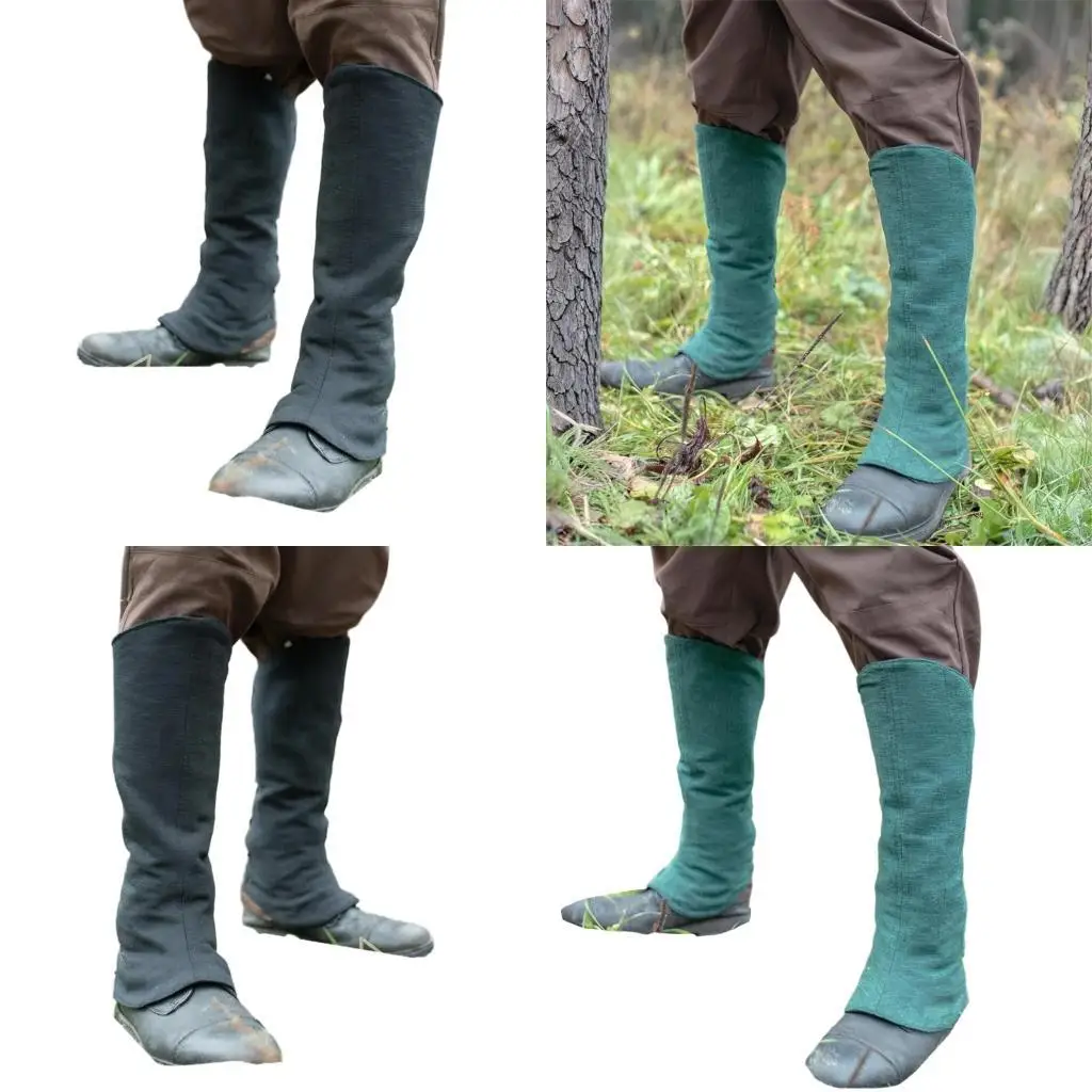 652F Medieval Gaiters Leg Covers Knight Boot Covers Sterevunk Leg Guards Warriour Knight Cosplay Costume Accessories Gifts
