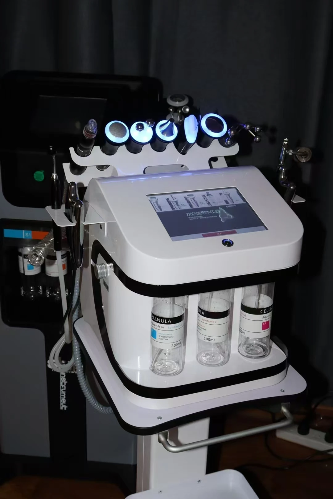 H2 Small Bubble Gesichtsmaschine Mikrodermabrasio Gesichtspflege Tiefenreinigung Hydra Dermabrasion Sauerstoffausrüstung