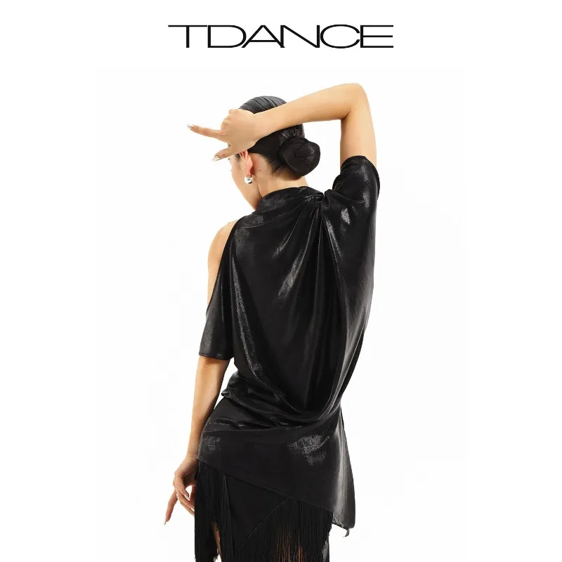 Customized TDANCE National Standard Dance [Loose Shoulder Waist Dress] Versatile Classroom Training Teacher Dressing Daily GL-33