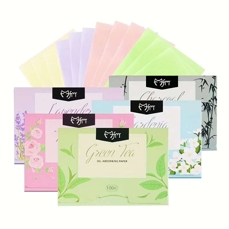 500pcs Facial Oil Blotting Paper Matte Face Wipes Oil Control Oil-absorbing Face Cleaning Beauty Makeup Tools Accessories
