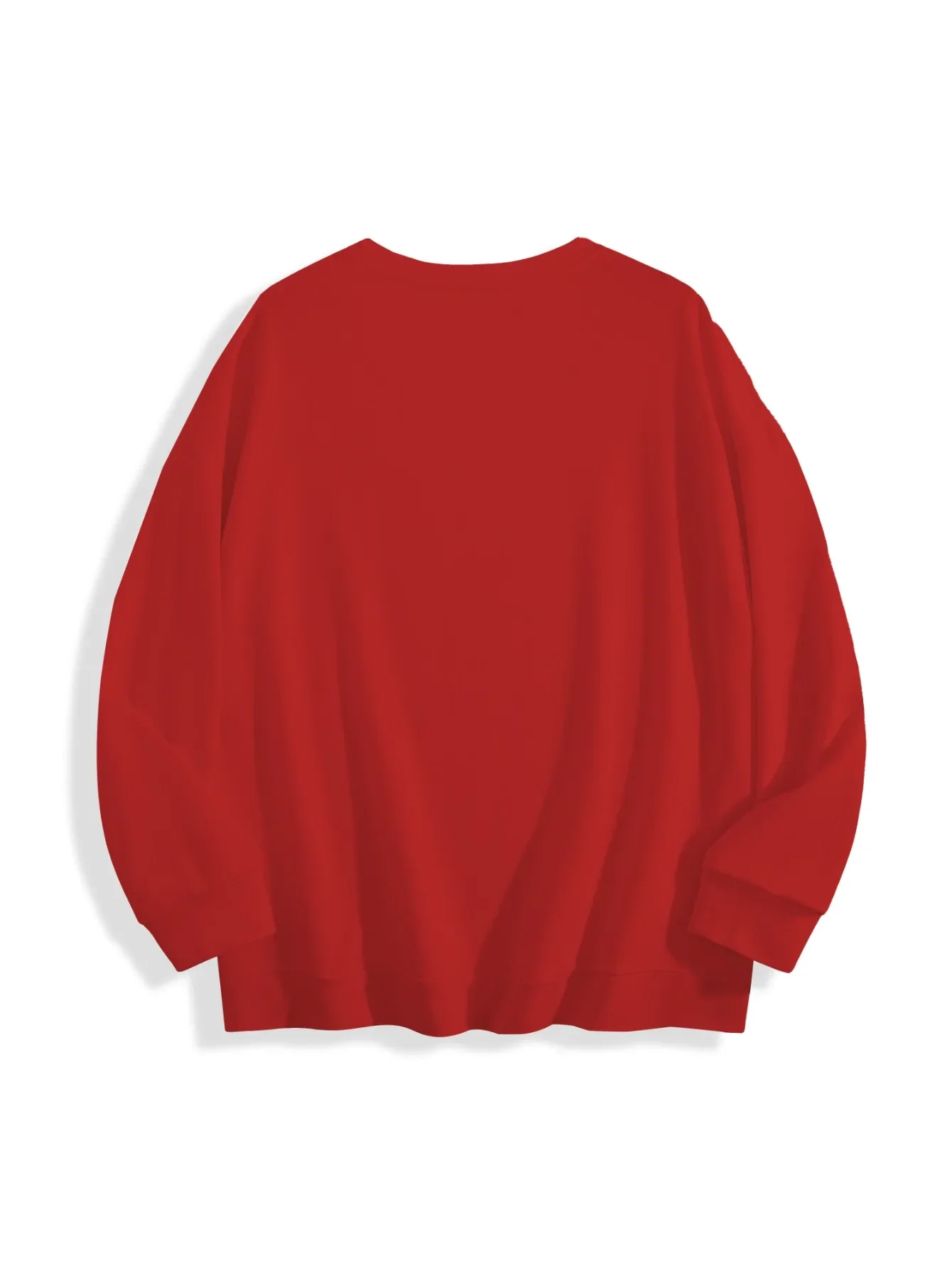 Etiquetas de Natal Trendy Vermelho Verde Pulôver de Pescoço Redondo Algodão Quente para Homens Mulheres Soltas Perfeito para Esportes de Natal de Inverno